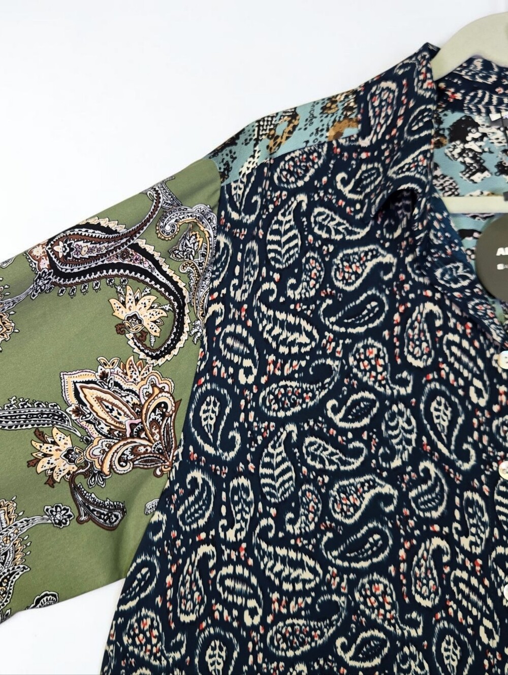 Alembika Paisley Shirt Dress Size 4 US size L / XL Oversize NEW $324 - Picture 8 of 16